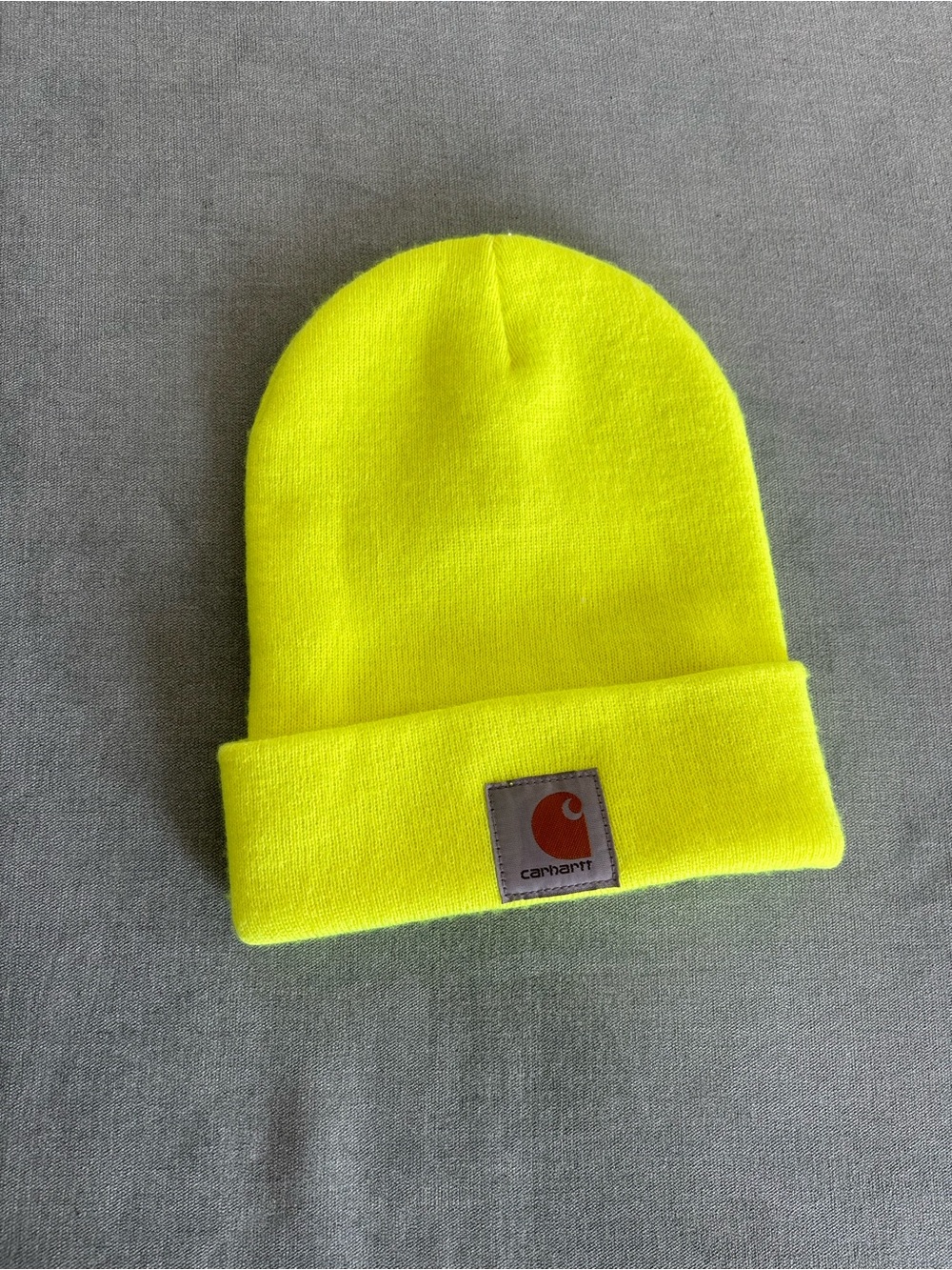 Carhartt Neon Yellow Cuffed Beanie